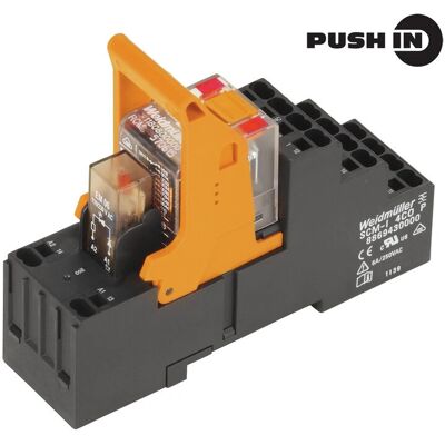 Weidmüller RCMKITP-I 24VAC 4CO LD - Módulo relé eléctrico Weidmüller RCMKITP-I 24VAC 4CO LD - Módulo relé eléctrico