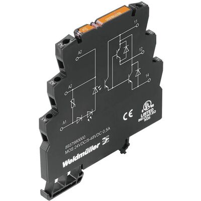 Weidmüller 8937980000 Solid State Relay - 48V/24V DC - Black Weidmüller 8937980000 Solid State Relay - 48V/24V DC - Black