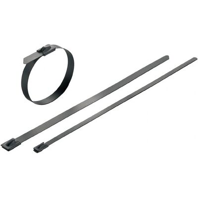 Weidmüller SCT-C rostfritt stål kabelbindare - Svart - 4,6 mm - 100 st Weidmüller SCT-C rostfritt stål kabelbindare - Svart - 4,6 mm - 100 st