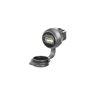 Weidmüller USB-A Svart IP65 - USB-anslutning för elskåp Weidmüller USB-A Svart IP65 - USB-anslutning för elskåp