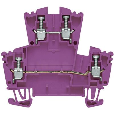 Weidmüller 1068020000 Compacte aansluiting - 5,1mm, Paars Weidmüller 1068020000 Compacte aansluiting - 5,1mm, Paars