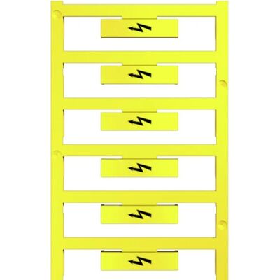 Weidmüller WAD 8 MC B GE/SW - Klemmenmarkierer gelb - 48 Stück Weidmüller WAD 8 MC B GE/SW - Klemmenmarkierer gelb - 48 Stück