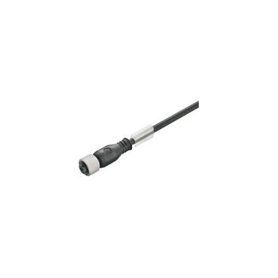 Weidmüller - SAIP-M12BG-4-2.0U - M12 4‑conduttori - 2.0 m Nero - Cavo di segnale Weidmüller - SAIP-M12BG-4-2.0U - M12 4‑conduttori - 2.0 m Nero - Cavo di segnale