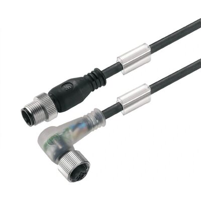 Weidmüller - SAIL-M12GM12W-3L2.0T - 2.0 m - signal cable - Publicité Weidmüller - SAIL-M12GM12W-3L2.0T - 2.0 m - signal cable - Publicité