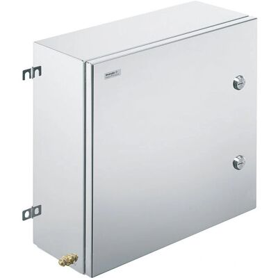 Boîtier électrique en acier inoxydable Weidmüller KTB QL 484820 S4E1 - IP66 - Publicité Boîtier électrique en acier inoxydable Weidmüller KTB QL 484820 S4E1 - IP66 - Publicité