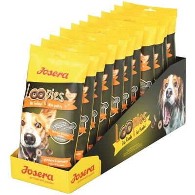 Casse-croûte pour chien Josera Loopies - Poulet - Faible en matières grasses - Publicité Casse-croûte pour chien Josera Loopies - Poulet - Faible en matières grasses - Publicité