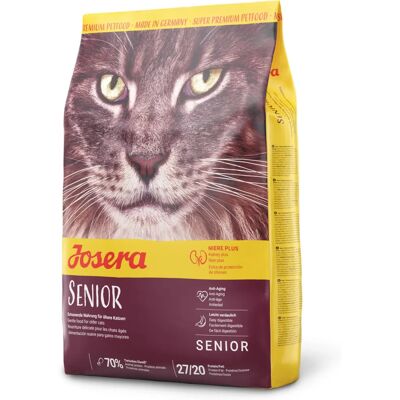 Ração para gatos sênior Josera - Cálcio, Fósforo, 400g Ração para gatos sênior Josera - Cálcio, Fósforo, 400g