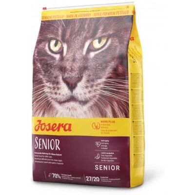 Comida para gatos senior Josera - 10 kg, Milho, Fígado, Arroz Comida para gatos senior Josera - 10 kg, Milho, Fígado, Arroz