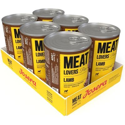 Josera Meat Lovers Pure Lamm Hundefutter - Glutenfrei, 400g Josera Meat Lovers Pure Lamm Hundefutter - Glutenfrei, 400g