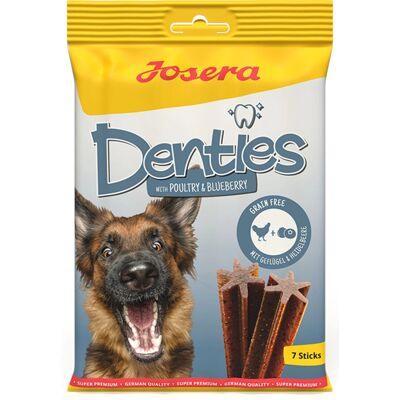 Friandises pour chiens Josera - Volaille & Myrtille - Favorise l'hygiène buccale - Publicité Friandises pour chiens Josera - Volaille & Myrtille - Favorise l'hygiène buccale - Publicité