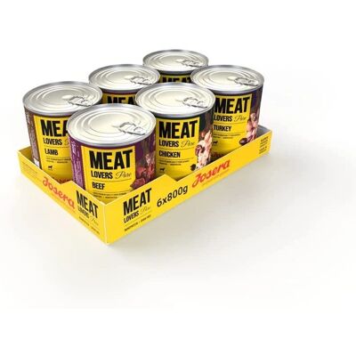 Josera Natvoer met hoog vleesgehalte - Monoproteïne, Glutenvrij - 6/12 x 800g Josera Natvoer met hoog vleesgehalte - Monoproteïne, Glutenvrij - 6/12 x 800g