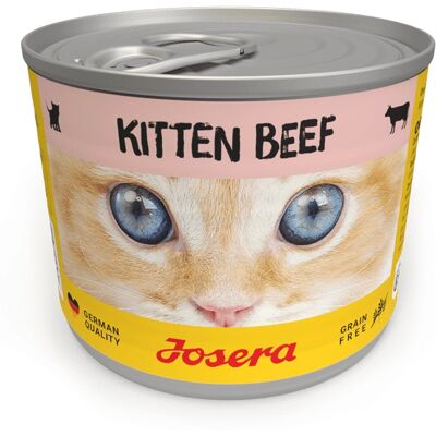 Josera Kitten Beef – Für Kätzchen bis 1 Jahr, 70% Rind und Hühnchen, Mit Lachsöl, Pflanzliche Ballaststoffe für gesundes Wachstum Josera Kitten Beef – Für Kätzchen bis 1 Jahr, 70% Rind und Hühnchen, Mit Lachsöl, Pflanzliche Ballaststoffe für gesundes Wachstum