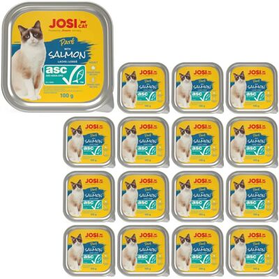 JOSICAT Lachs Katzenfutter - Adult Nassfutter 100g JOSICAT Lachs Katzenfutter - Adult Nassfutter 100g