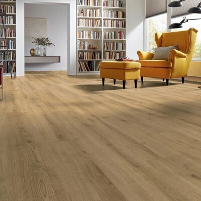 Kiwi Hybrid Laminatboden - Eiche dunkel, 5,5 mm - 2,397m² Kiwi Hybrid Laminatboden - Eiche dunkel, 5,5 mm - 2,397m²