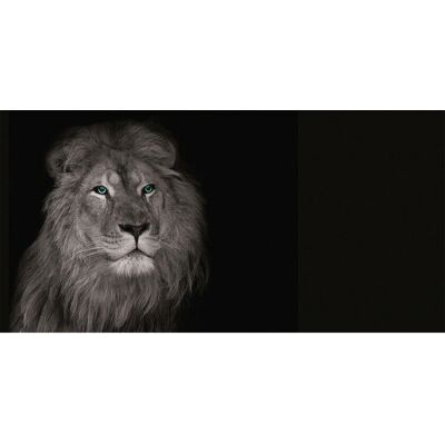BÖNNINGHOFF - Löwe - 100 cm x 50 cm x 2 cm - Schwarz - Canvas print BÖNNINGHOFF - Löwe - 100 cm x 50 cm x 2 cm - Schwarz - Canvas print