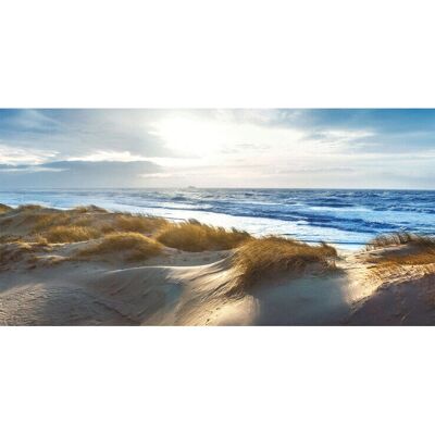 BÖNNINGHOFF "Strand Meer" Blau Leinwandbild - Wandkunst BÖNNINGHOFF "Strand Meer" Blau Leinwandbild - Wandkunst