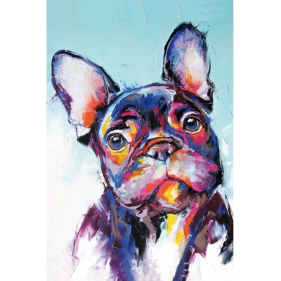 BÖNNINGHOFF Hund Leinwandbild - 60x90 cm, Hochformat, Bunt BÖNNINGHOFF Hund Leinwandbild - 60x90 cm, Hochformat, Bunt