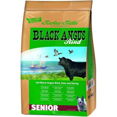 Markus Mühle Black Angus Senior Pies - Naturalne, Zimno Tłoczone Markus Mühle Black Angus Senior Pies - Naturalne, Zimno Tłoczone