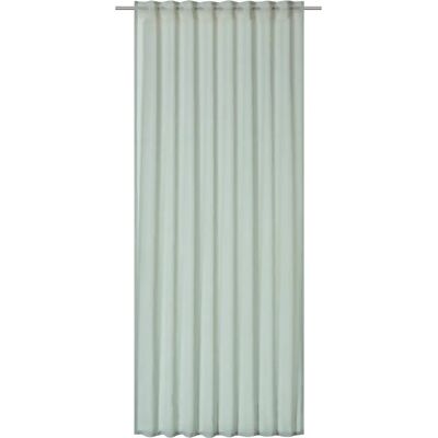 Elbersdrucke Mint Aspecto de lino semi-transparente Cortina - Cortina Elbersdrucke Mint Aspecto de lino semi-transparente Cortina - Cortina
