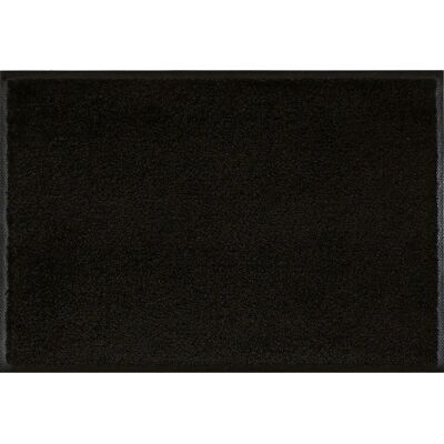 Tapis de porte Wash+Dry noir - Rectangulaire en caoutchouc intérieur Tapis de porte Wash+Dry noir - Rectangulaire en caoutchouc intérieur