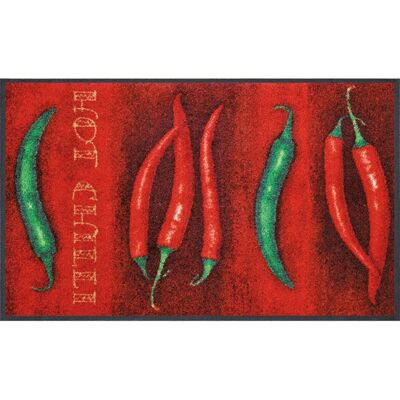 WASH+DRY BY KLEEN-TEX Tappeto d'ingresso Hot Chili Verde Rosso WASH+DRY BY KLEEN-TEX Tappeto d'ingresso Hot Chili Verde Rosso