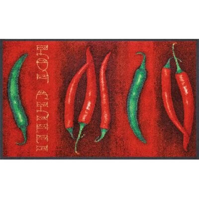 Tapis de Cuisine Hot Chili - Antidérapant, Lavable, Résistant - Publicité Tapis de Cuisine Hot Chili - Antidérapant, Lavable, Résistant - Publicité
