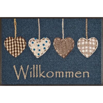 Wash+Dry Cottage Hearts Fußmatte - Indoor/Outdoor Teppich Wash+Dry Cottage Hearts Fußmatte - Indoor/Outdoor Teppich