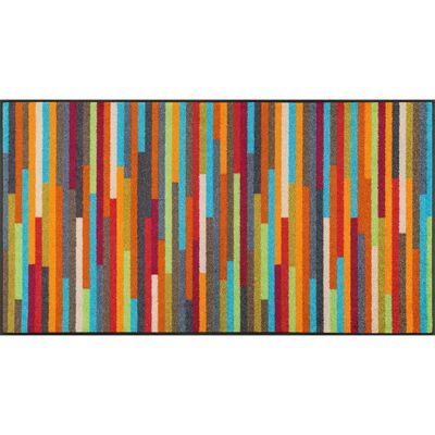 Tapis d'entrée Mikado Stripes de Kleen-Tex - Rectangulaire, Multicolore, Lavable Tapis d'entrée Mikado Stripes de Kleen-Tex - Rectangulaire, Multicolore, Lavable