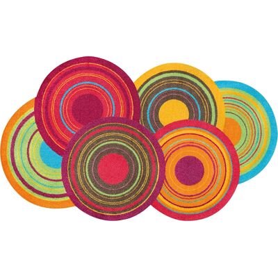 Cosmic Colours Decoratieve dekenmat binnen multicolor - wash+dry Cosmic Colours Decoratieve dekenmat binnen multicolor - wash+dry