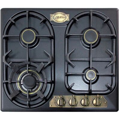 Kaiser Empire 59cm Enamelled Black Cooktop 4 Burner Gas Hob Kaiser Empire 59cm Enamelled Black Cooktop 4 Burner Gas Hob