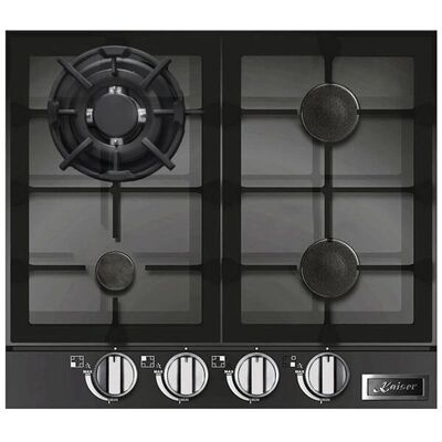 Kaiser KCG 6387 Turbo Avantgarde Pro - Black - Gas Hob Kaiser KCG 6387 Turbo Avantgarde Pro - Black - Gas Hob