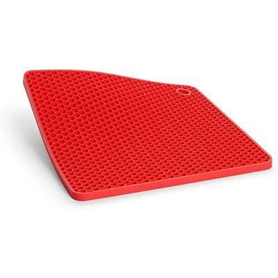 Woll Rode Siliconen Potbeschermer - Vierkant 19x19cm Woll Rode Siliconen Potbeschermer - Vierkant 19x19cm