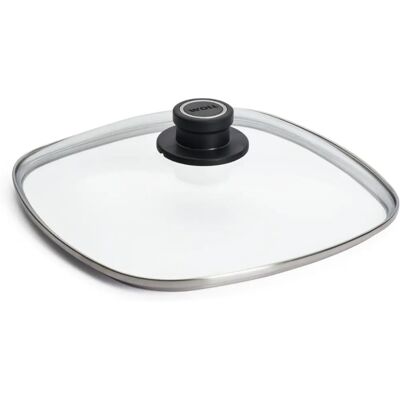Coperchio in Vetro Quadrato Woll - 26cm - Resistente agli Urti - Sicuro & Lavabile in Lavastoviglie - Qualità Tedesca Coperchio in Vetro Quadrato Woll - 26cm - Resistente agli Urti - Sicuro & Lavabile in Lavastoviglie - Qualità Tedesca