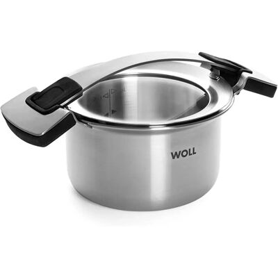 Woll Concept PRO Stainless Steel Induction Saucepan - 16cm Woll Concept PRO Stainless Steel Induction Saucepan - 16cm