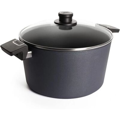 WOLL DiamondLite Gietaluminium Kookpot - 7,5L - Antraciet - Kookpot WOLL DiamondLite Gietaluminium Kookpot - 7,5L - Antraciet - Kookpot