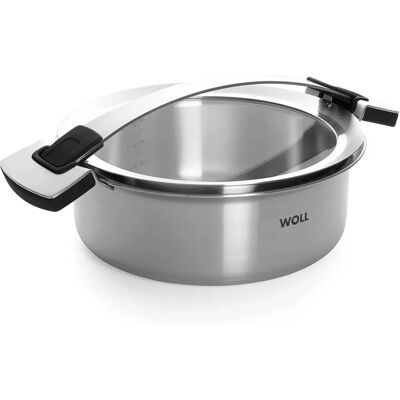Woll Concept Pro RVS Sauspan - 24cm, 4L - Geschikt voor inductie Woll Concept Pro RVS Sauspan - 24cm, 4L - Geschikt voor inductie