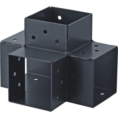 Suki Stalen Hoekverbinding - 90x90mm - Houtstructuur Suki Stalen Hoekverbinding - 90x90mm - Houtstructuur