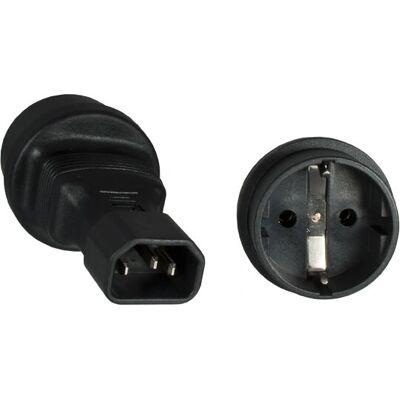 DINIC - CB-A-3223 - Schwarz - C14 to CEE7/3 - Kabeladapter DINIC - CB-A-3223 - Schwarz - C14 to CEE7/3 - Kabeladapter