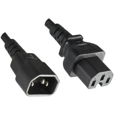 LOGON TC29 Stromkabel - 2m Schwarz C14-C15 LOGON TC29 Stromkabel - 2m Schwarz C14-C15