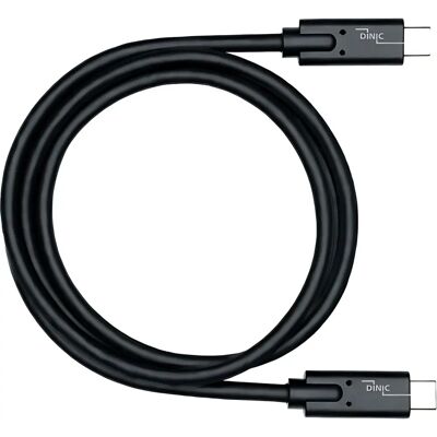DINIC - USBC-C-2M-S-KB - Schwarz - 2m - USB Cable DINIC - USBC-C-2M-S-KB - Schwarz - 2m - USB Cable
