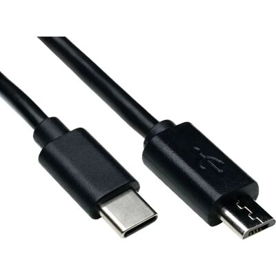 DINIC USB-kabel - Micro-USB B, 1m, Svart - USB-kabel DINIC USB-kabel - Micro-USB B, 1m, Svart - USB-kabel