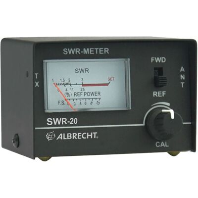 Albrecht SWR-20 Antennavåg och SWR-mätare - Radio Tillbehör Albrecht SWR-20 Antennavåg och SWR-mätare - Radio Tillbehör
