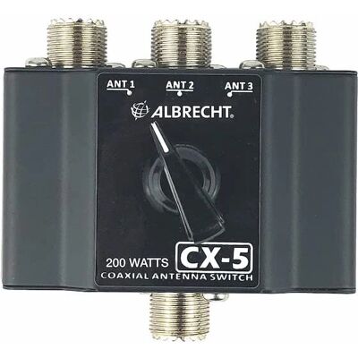 Albrecht CX-5 3-vejs koaksial antenneskifter - Radio Tilbehør Albrecht CX-5 3-vejs koaksial antenneskifter - Radio Tilbehør