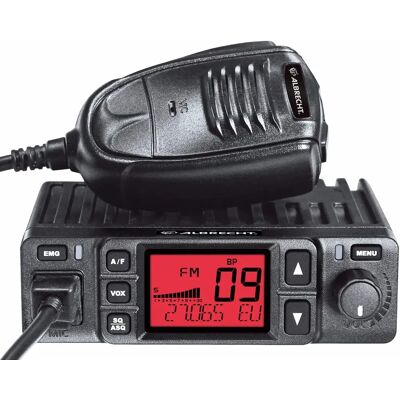 Albrecht AE 6290 CB Radio med Repeater - 12/24V - Sort Albrecht AE 6290 CB Radio med Repeater - 12/24V - Sort
