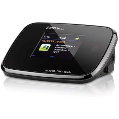 Albrecht DR52CA Bluetooth DAB+ Radioadapter - Svart Albrecht DR52CA Bluetooth DAB+ Radioadapter - Svart