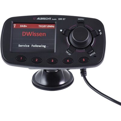 Adattatore Bluetooth per Autoradio Albrecht DR 57 - Trasmettitore FM DAB+ Adattatore Bluetooth per Autoradio Albrecht DR 57 - Trasmettitore FM DAB+