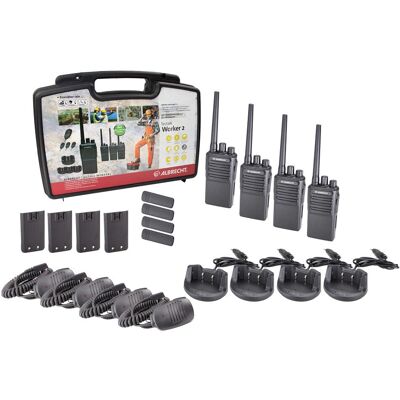Albrecht Tectalk Worker 2 - Walkie-Talkie - Portata 10 km Albrecht Tectalk Worker 2 - Walkie-Talkie - Portata 10 km