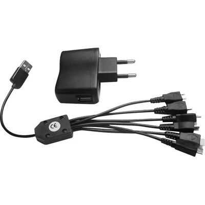 Albrecht 6-in-1 USB-Ladegerät für ATR 100/200 - Netzteil Albrecht 6-in-1 USB-Ladegerät für ATR 100/200 - Netzteil