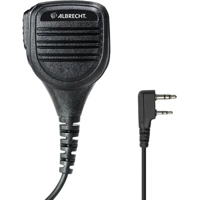 Albrecht SM600-K Hangszóró/mikrofon - Por- és fröccsenésálló, Kenwood, Fekete Albrecht SM600-K Hangszóró/mikrofon - Por- és fröccsenésálló, Kenwood, Fekete