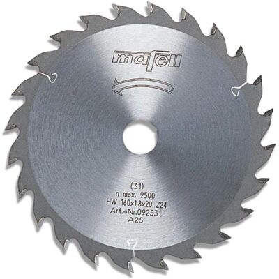 Mafell Modelo 92533 - Hoja de sierra universal - 24 dientes - Metal duro Mafell Modelo 92533 - Hoja de sierra universal - 24 dientes - Metal duro